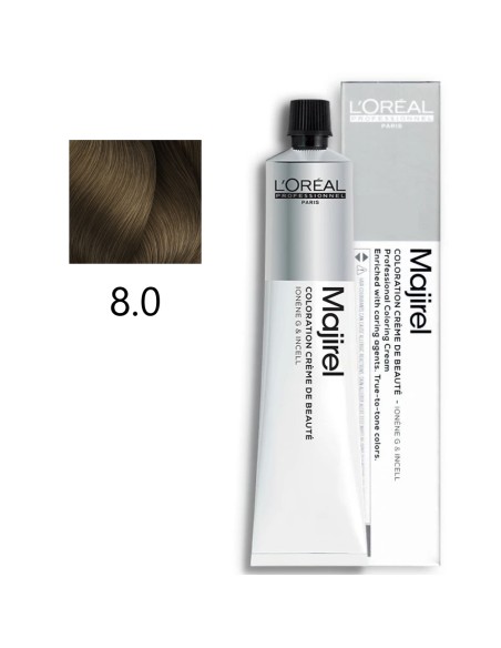 L'Oreal Professionnel - Majirel Permanent Coloration 8.0 Deep Light Blonde 50 ml