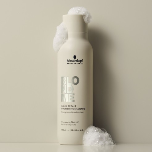Schwarzkopf - Champú Nutritivo BlondMe Bond Repair Nourishing 300 ml