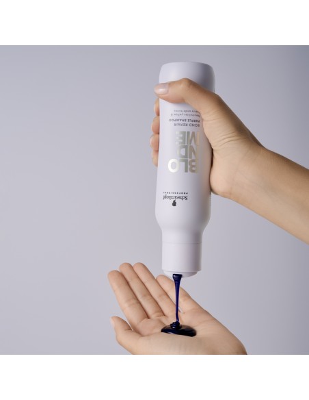 Schwarzkopf - Champú Morado BlondMe Bond Repair Purple 300 ml