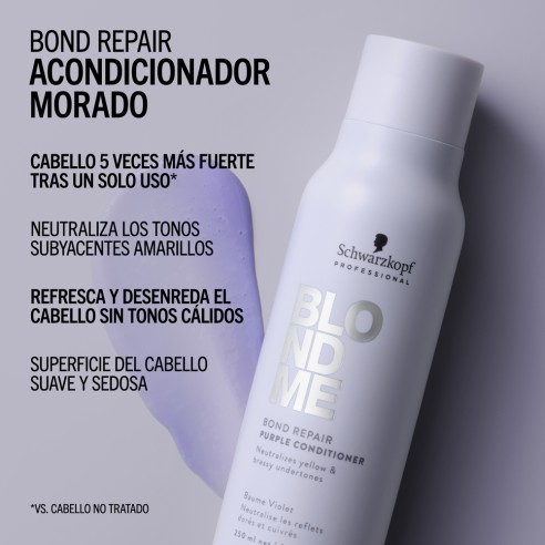 Schwarzkopf - BlondMe Bond Repair Purple Conditioner 250 ml