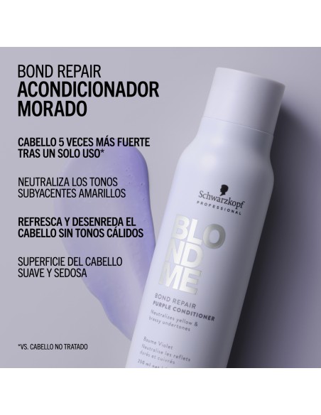 Schwarzkopf - BlondMe Bond Repair Purple Conditioner 250 ml
