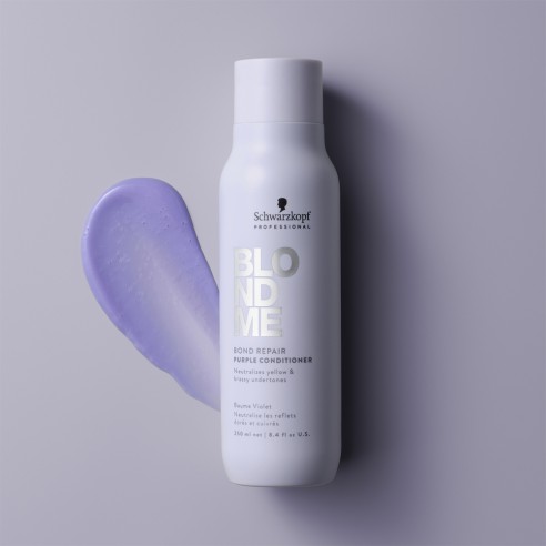 Schwarzkopf - Acondicionador Morado BlondMe Bond Repair Purple 250 ml