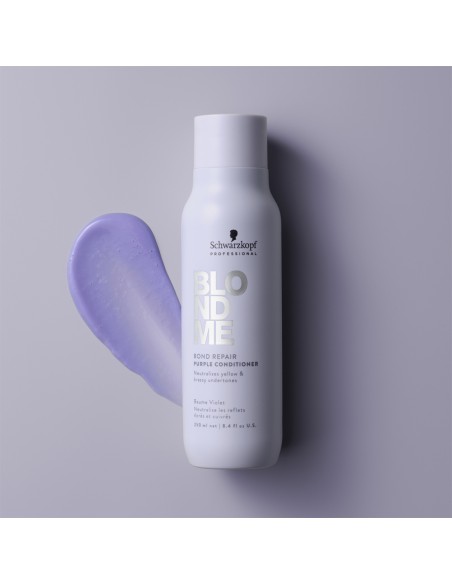 Schwarzkopf - Acondicionador Morado BlondMe Bond Repair Purple 250 ml
