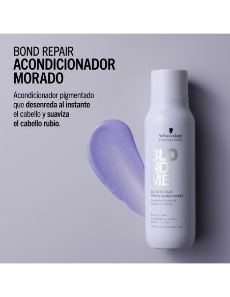 Schwarzkopf - BlondMe Bond Repair Purple Conditioner 250 ml