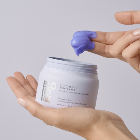 Schwarzkopf - BlondMe Bond Repair Purple Mask 200 ml
