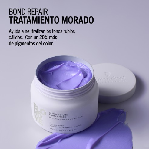 Schwarzkopf - BlondMe Bond Repair Purple Mask 200 ml