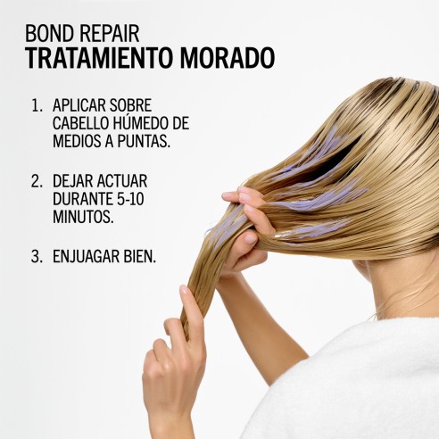 Schwarzkopf - Tratamiento Morado BlondMe Bond Repair Purple Mask 500 ml