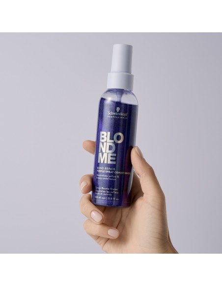 Schwarzkopf - Spray Acondicionador Morado BlondMe Bond Repair Purple 150 ml