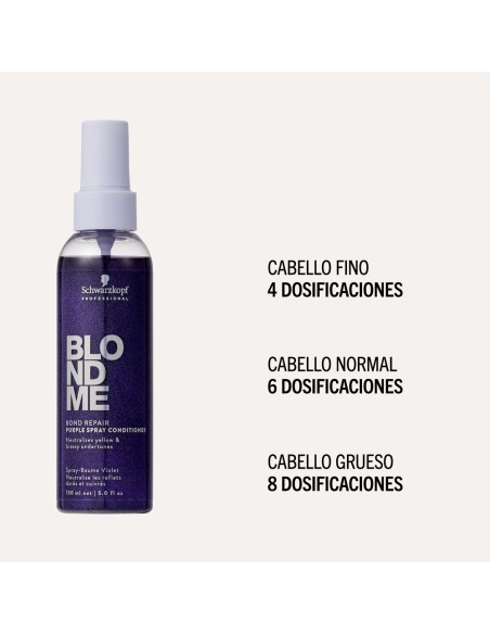 Schwarzkopf - BlondMe Bond Repair Purple Spray Conditioner 150 ml