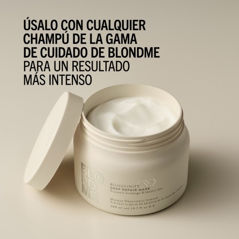 Schwarzkopf - Tratamiento Reparador Intensivo BlondMe Bondfinity Deep Repair Mask 200 ml