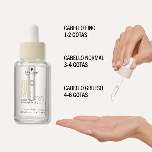 Schwarzkopf - BlondMe Bondfinity Deep Repair Oil 50 ml