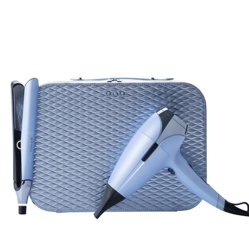 ghd - Set Deluxe Iced Luxe Limited Edition Chronos Straightener + Helios Hair Dryer