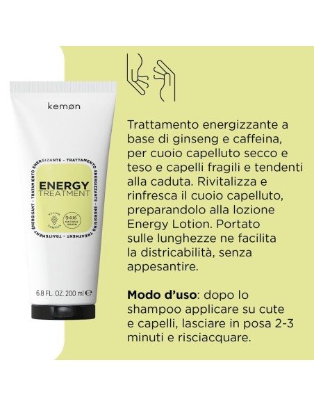 Kemon - Hair Care Energy Trattamento Energizzante 200 ml