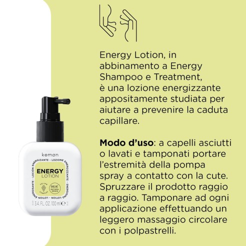 Kemon - Hair Care Energy Lotion Énergisante 100 ml