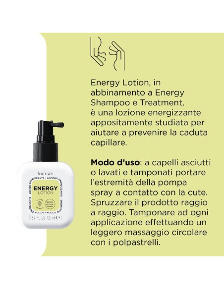 Kemon - Loción Energizante Hair Care Energy Lotion 100 ml