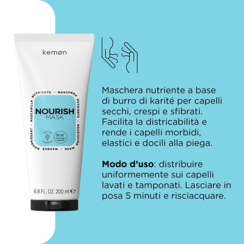 Kemon - Hair Care Nourish Masque Nourrissant 200 ml