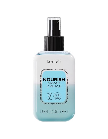 Kemon - Hair Care Nourish Spray 2Phase Districante Capelli Sfibrati 200 ml