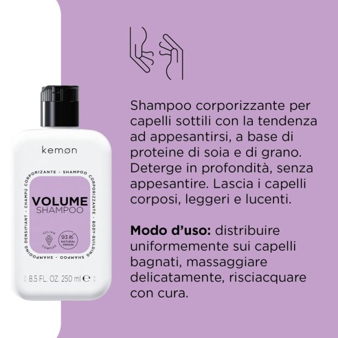 Kemon - Hair Care Volume Body-Building Shampoo 250 ml