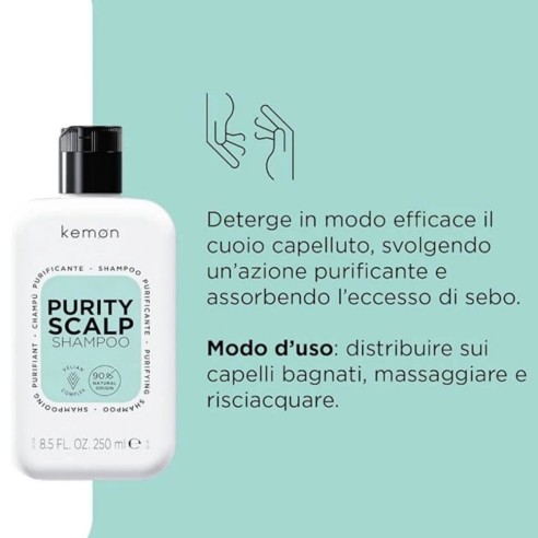 Kemon - Hair Care Purity Scalp Shampoo Purificante 250 ml