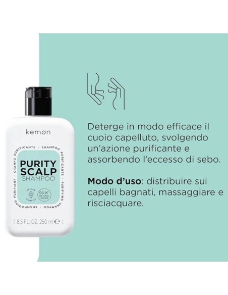 Kemon - Hair Care Purity Scalp Shampooing Purifiant 250 ml