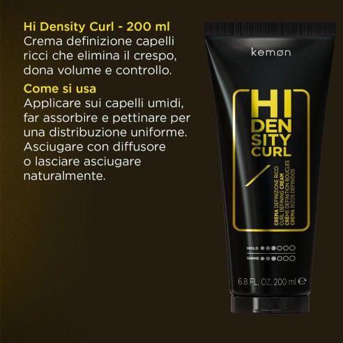 Kemon - Hair Style Hi Density Curl Defining Cream 200 ml