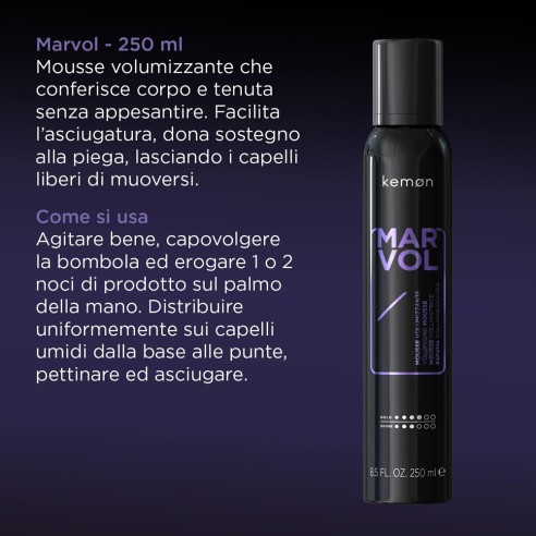 Kemon - Hair Style Marvol Mousse Volumizzante 250 ml