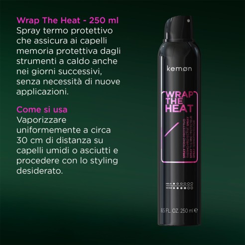 Kemon - Spray Termoprotector Hair Style Wrap the Heat 250 ml