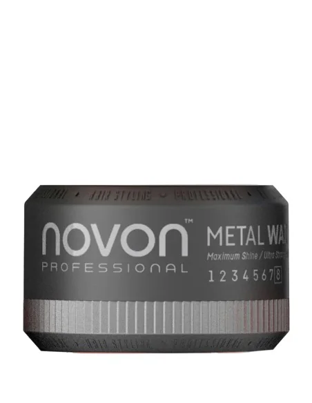 Novon - Cera de Fijación Fuerte Metal Wax Nº7 Strong Hold 150 ml - ZZNOV58380