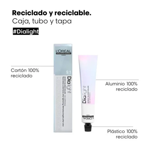 L'Oréal Professionnel - Milkshake Rubio Platino Irisado Ceniza 10.21 Dia Light 300 ml