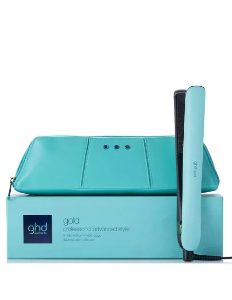 ghd - Gold Mystic Aqua Edición Limitada Plancha de Pelo Azul Turquesa Futurescape Collection