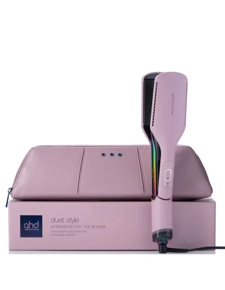 ghd - Duet Transcendent Pink Edición Limitada Plancha de Pelo de Aire Caliente 2 en 1 Rosa Nude