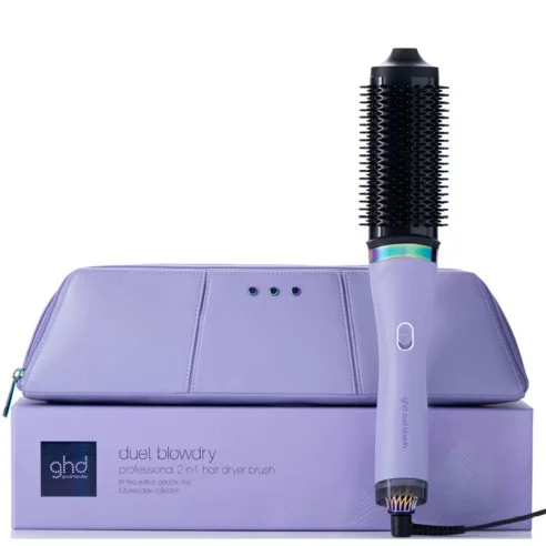 ghd - Duet Blowdry Cepillo Secador 2-en-1 Edición Limitada Lila Galáctico