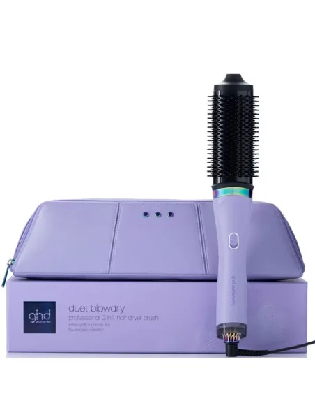 ghd - Duet Blowdry Cepillo Secador 2-en-1 Edición Limitada Lila Galáctico