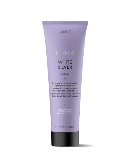 Lakme - Mascarilla Rubio Luminoso Teknia White Silver 250 ml