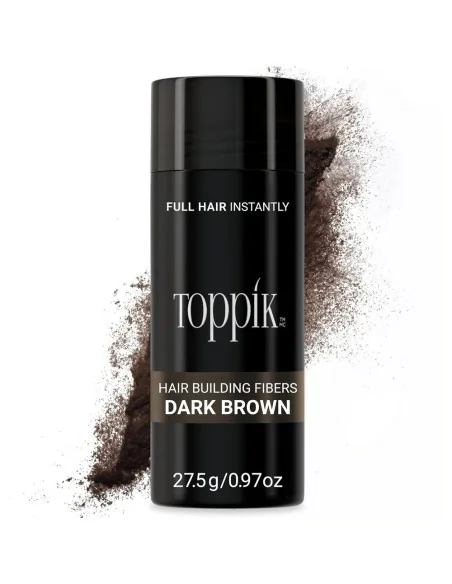 Toppik - Fibras Capilares Tono Castaño Oscuro (Dark Brown) 27,5 g