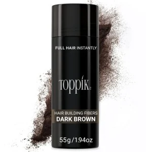 Toppik - Fibras Capilares Tono Castaño Oscuro (Dark Brown) 55 g