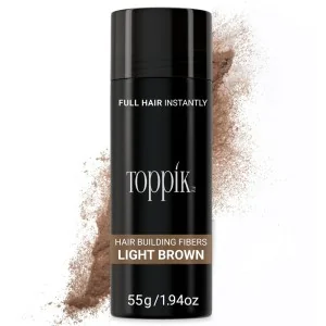 Toppik - Fibras Capilares Tono Castaño Claro (Light Brown) 55 g