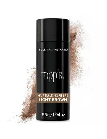 Toppik - Fibras Capilares Tono Castaño Claro (Light Brown) 55 g