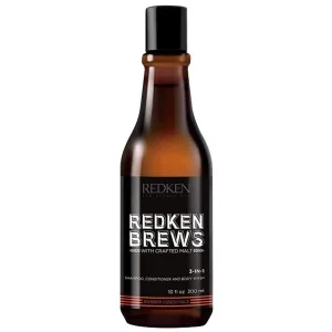 Redken - Brews 3-in-1 Shampoo, Conditioner & Body Wash 300 ml