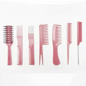 set de 7 peines gea pink - bifull