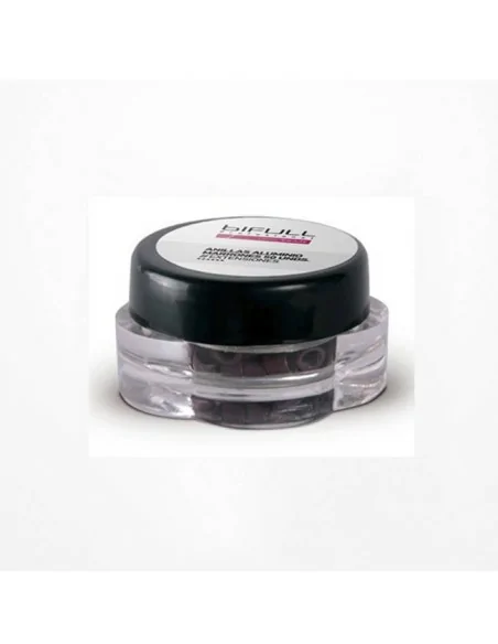 anillas de aluminio castañas 50 unds. - bifull