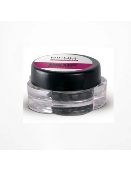 anillas de aluminio negras 100 unds. - bifull