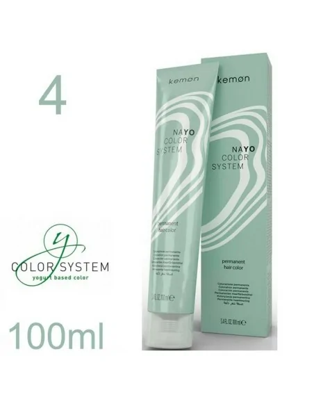 Kemon - Tinte Nayo Color Natural 4 Castaño 100 ml