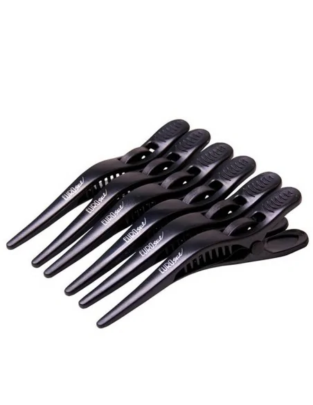 Eurostil - 03259 - Caja 6 Pinzas Antioxidantes Negras