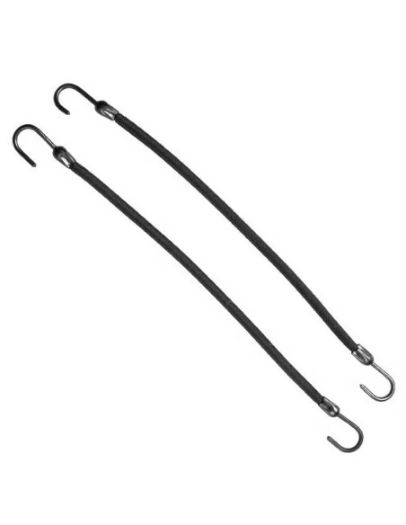 Eurostil - 00858 - Cartón 12 gomas c/gancho negro