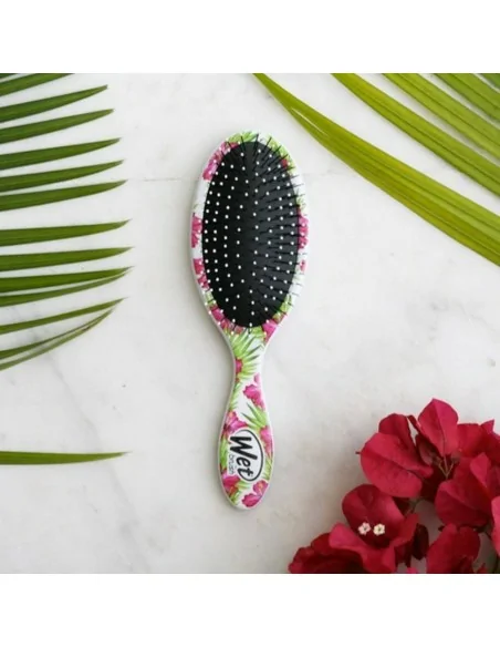Wet Brush - Cepillo Ovalado Floral Pink