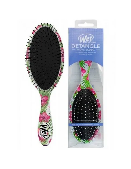 Wet Brush - Cepillo Ovalado Floral Pink