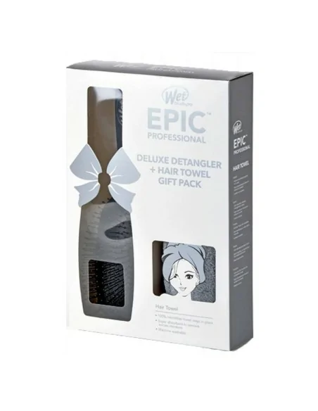 Wet Brush - Pack Deluxe Detangler + Hair Towel Gift