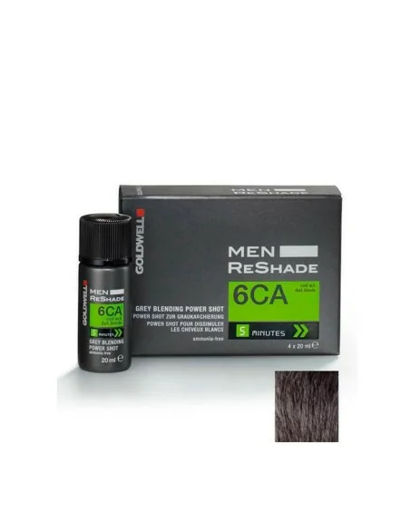 Goldwell - Men Reshade 6 CA Ceniza Fría / Rubio Oscuro 4 x 20 ml