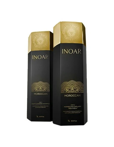 Inoar - Tratamiento Queratina Moroccan - Paso 1 y 2